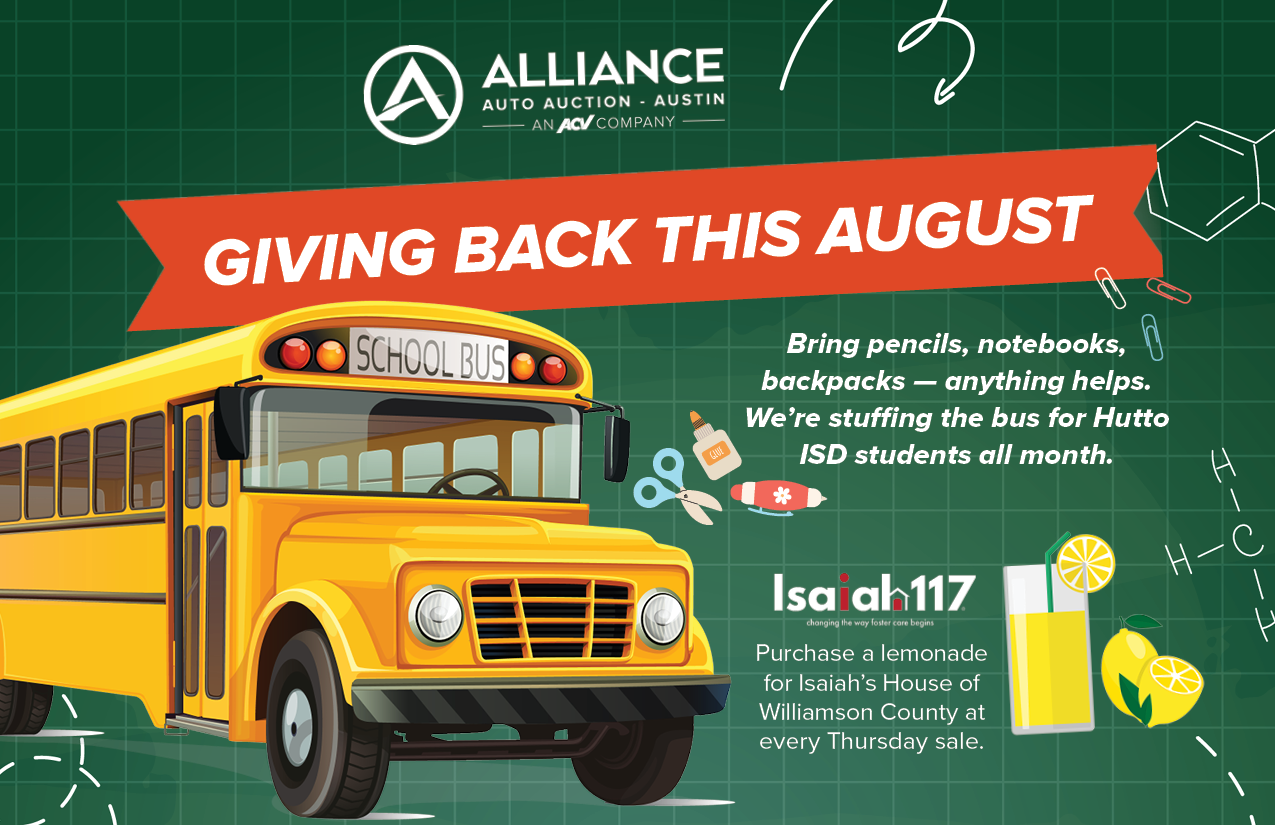 Alliance Austin: Giving Back this August
