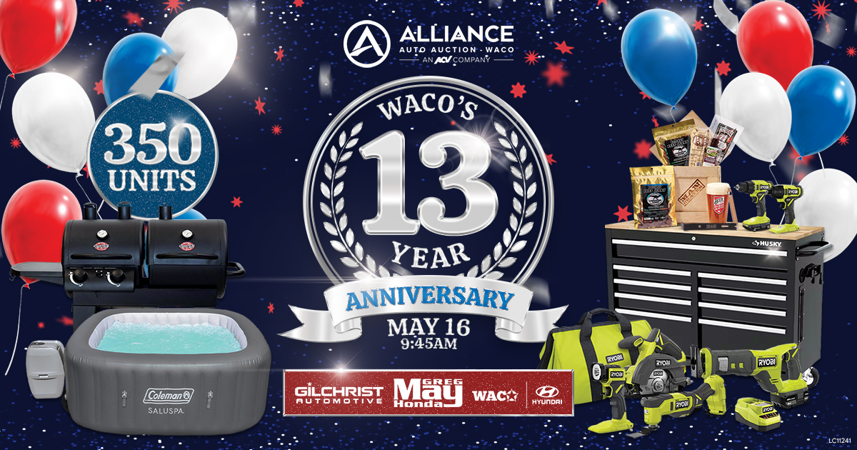 Waco 13th Anniversary Sale