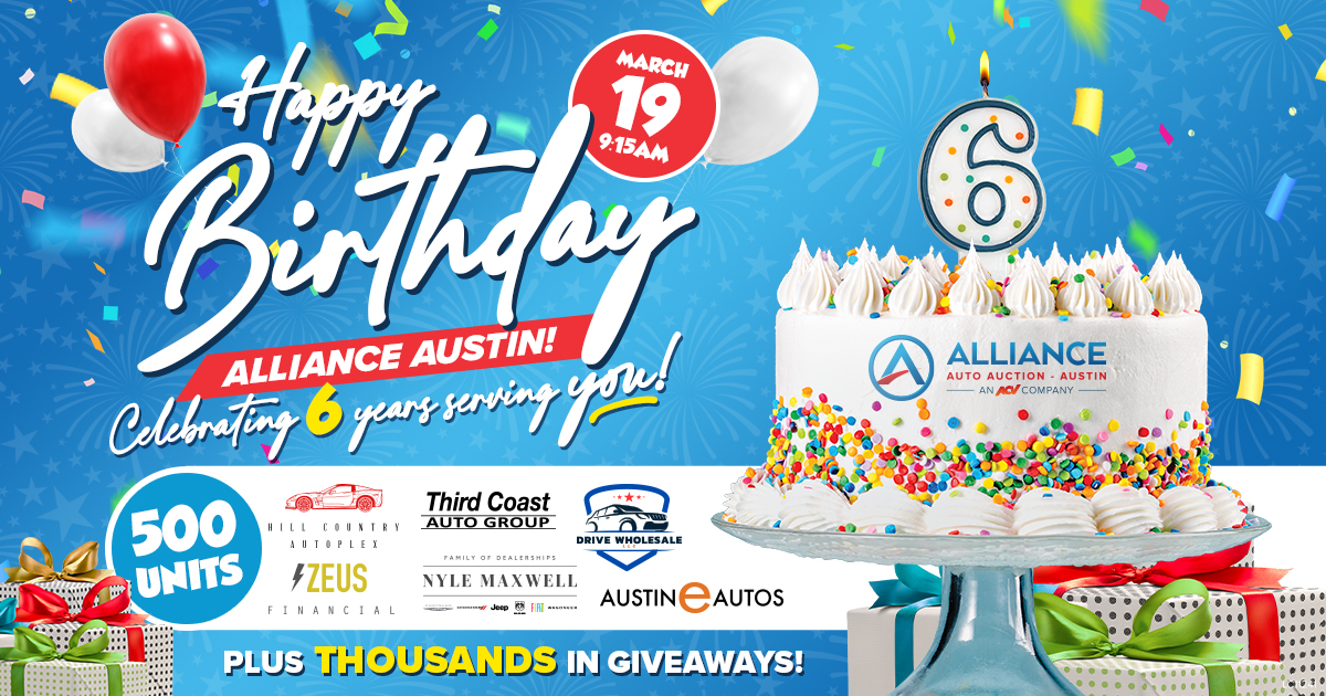 Austin’s 6th Anniversary Sale