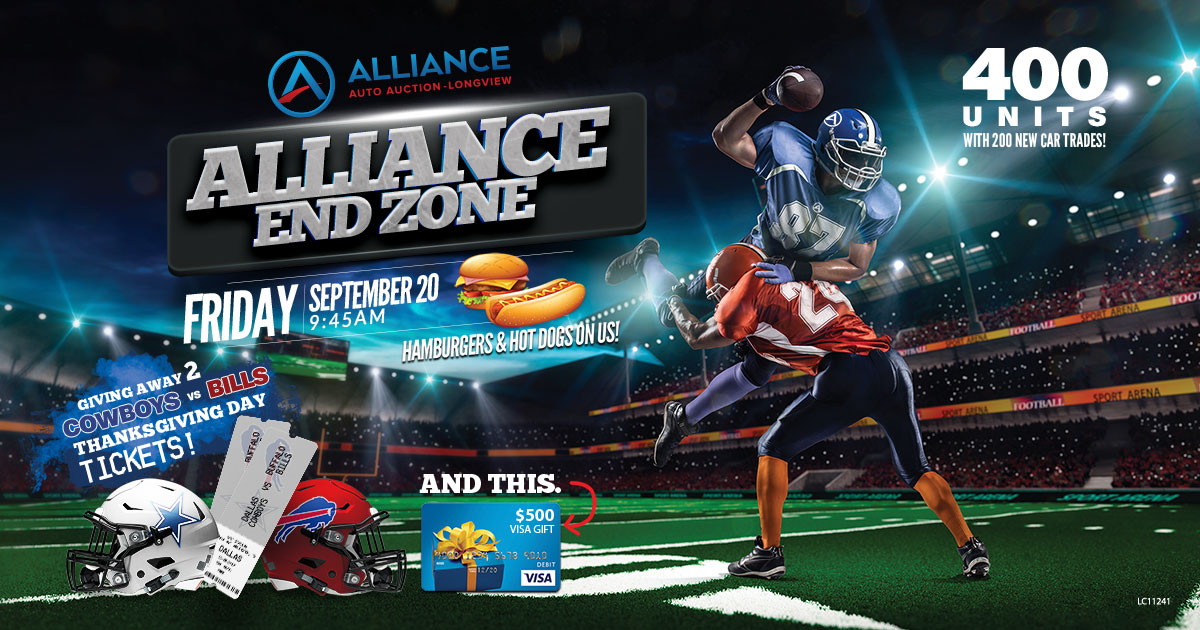 Alliance Auto Auctions in Abilene, Dallas, Longview and Waco Texas