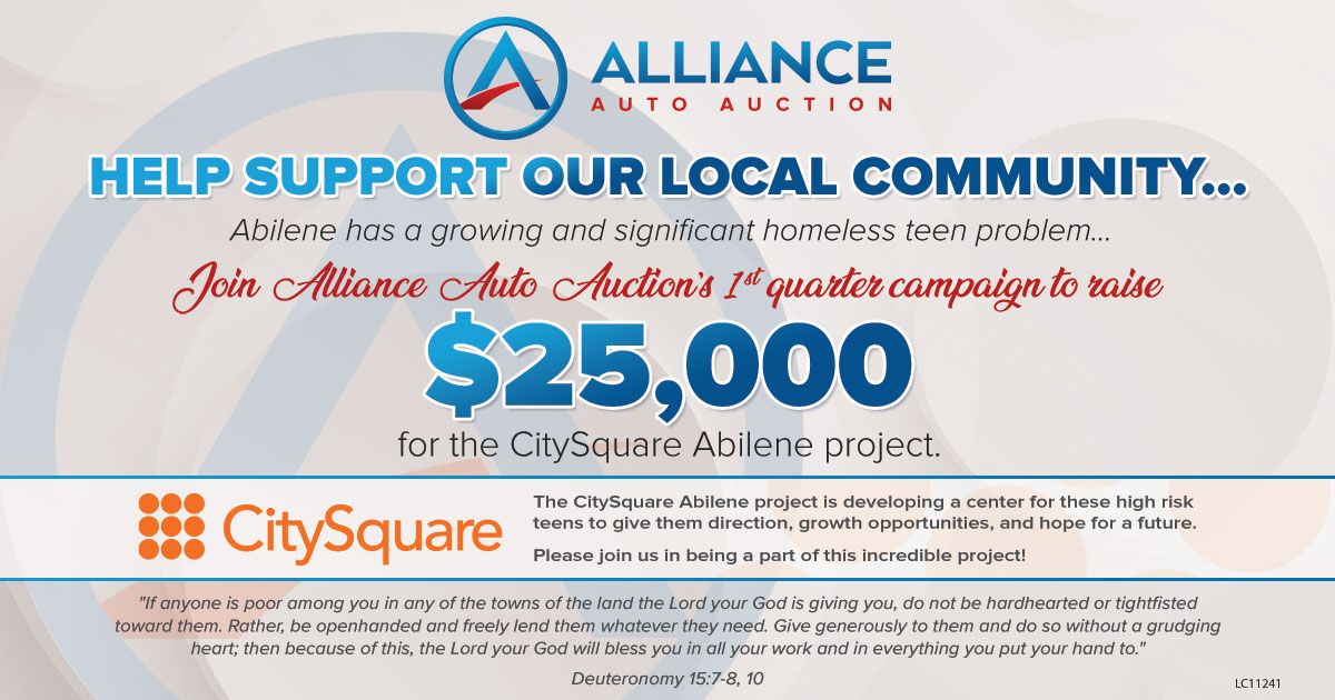 Alliance Auto Auctions in Abilene, Austin, Dallas, Longview & Waco Texas