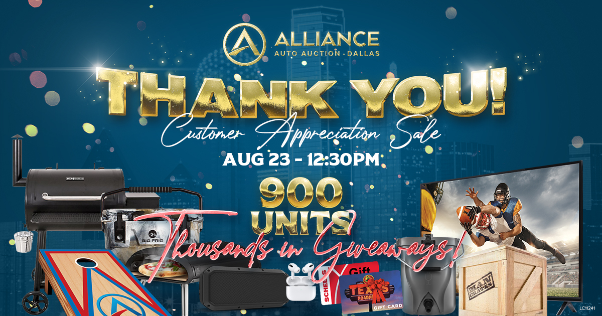 Alliance Auto Auctions in Abilene, Austin, Dallas, Longview & Waco