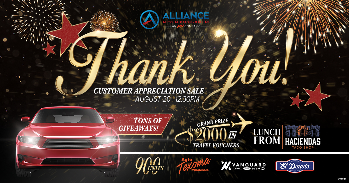 Dallas Customer Appreciation Sale 2025