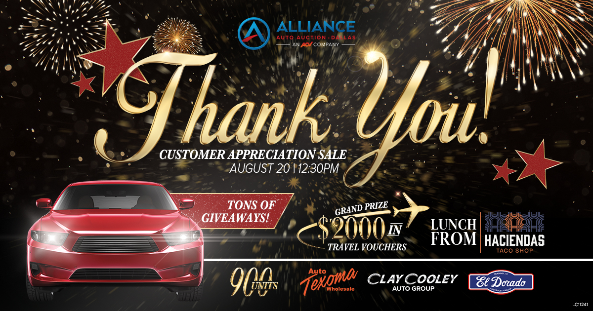 Dallas Customer Appreciation Sale 2025
