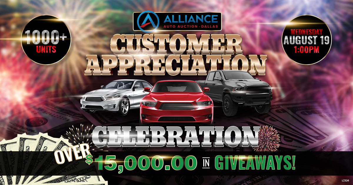 Alliance Auto Auctions in Abilene, Austin, Dallas, Longview & Waco Texas