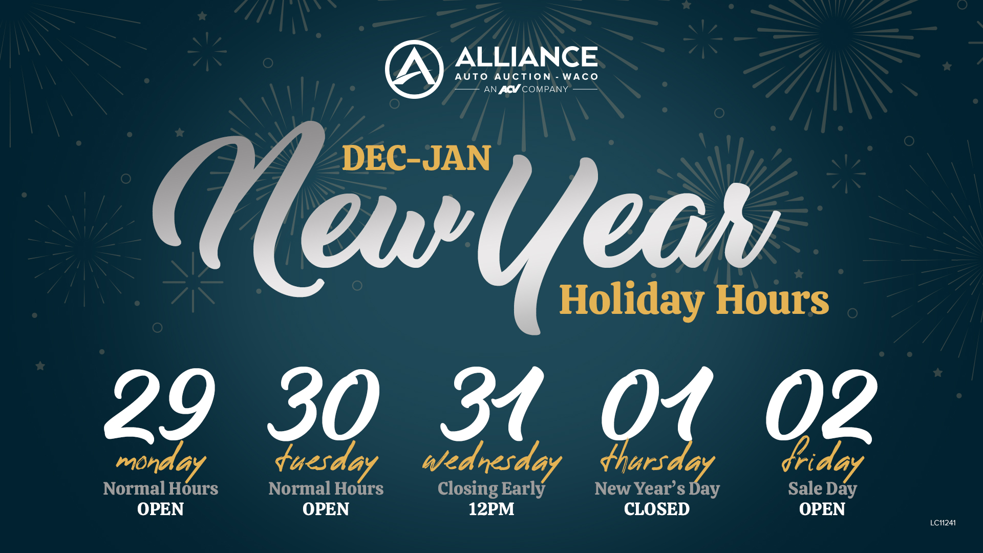 New-Year-Hours-AAA-2025-2026 Waco