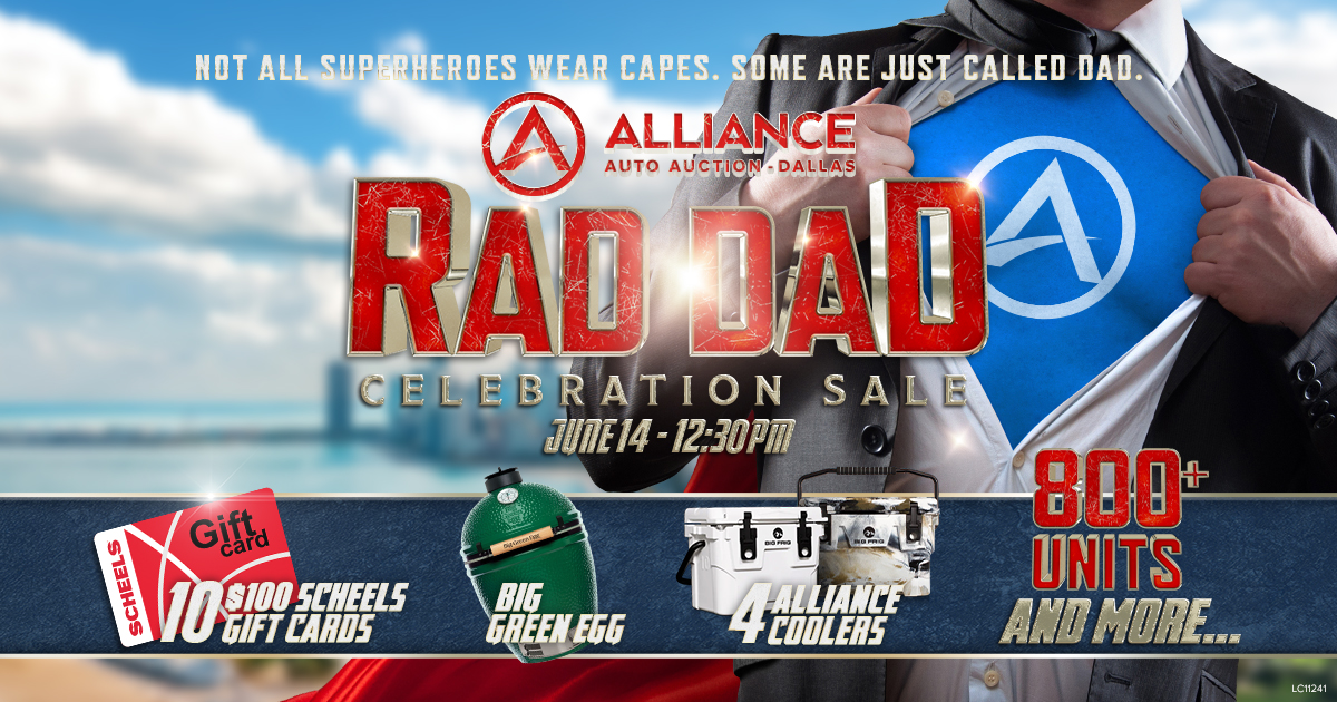 Dallas Rad Dad Celebration Sale
