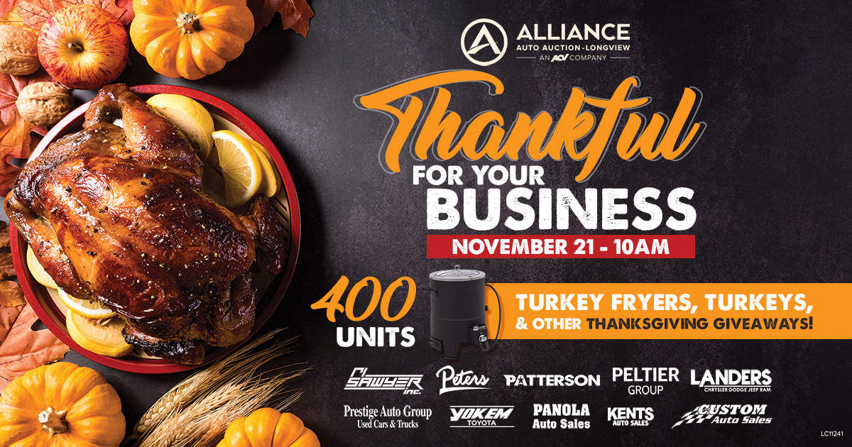 Longvew Thankful for your Business